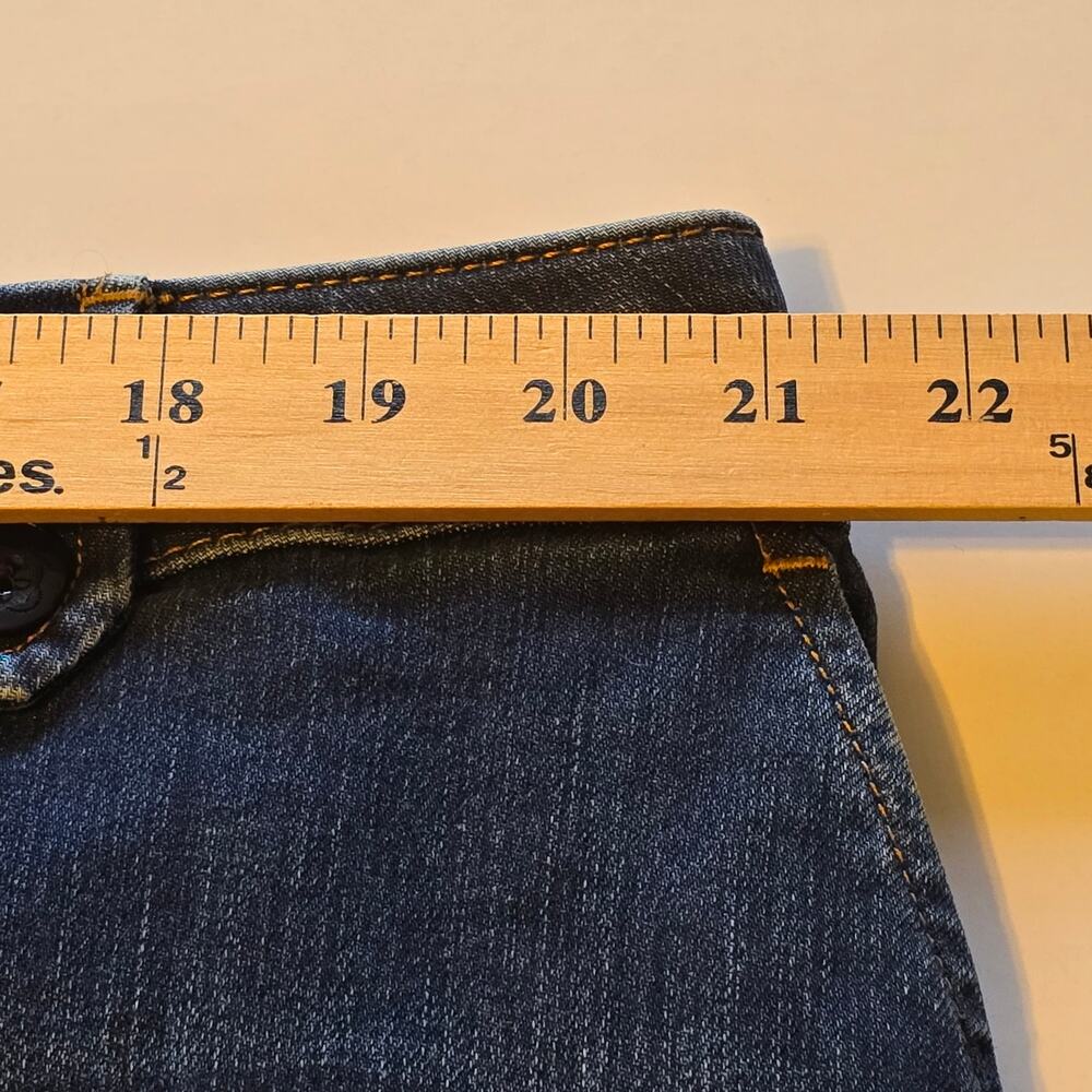 Talbots Denim Jean Mini Skirt Womens Plus Size 20 Blue Stretch Nautical Classic - Picture 7 of 9